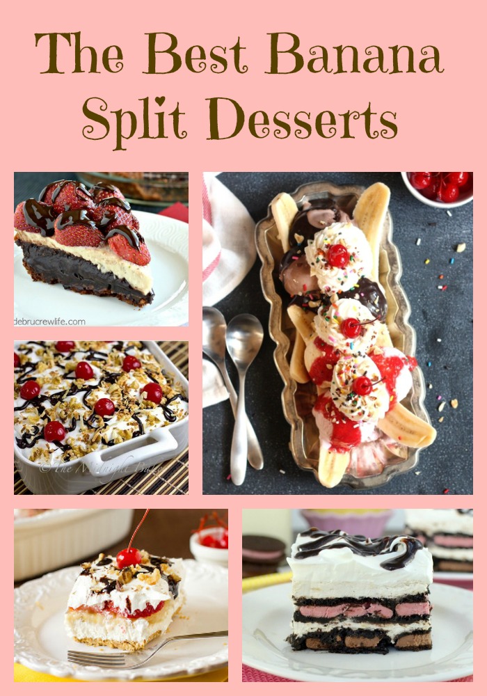 Banana Split Desserts