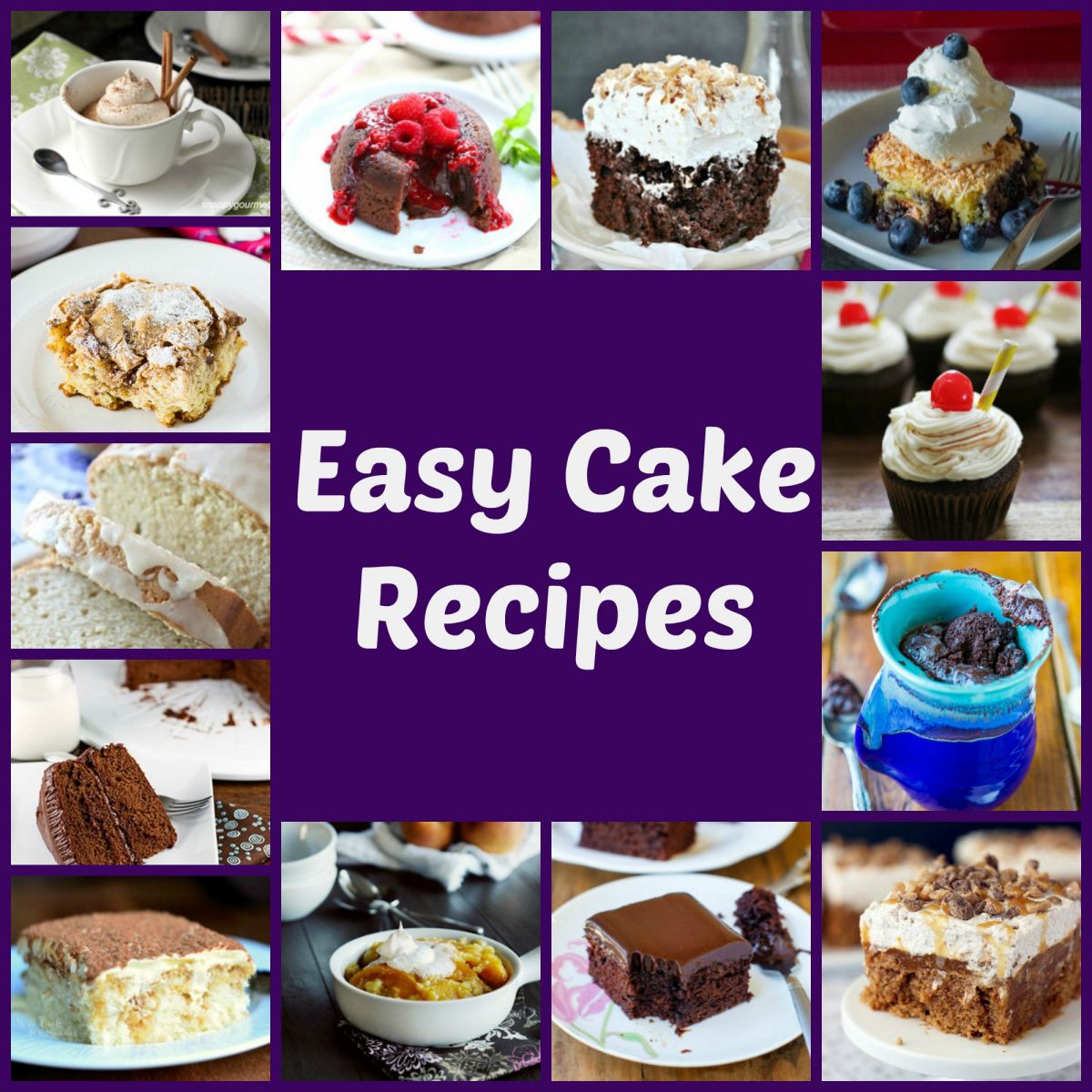 Recipes for Cake