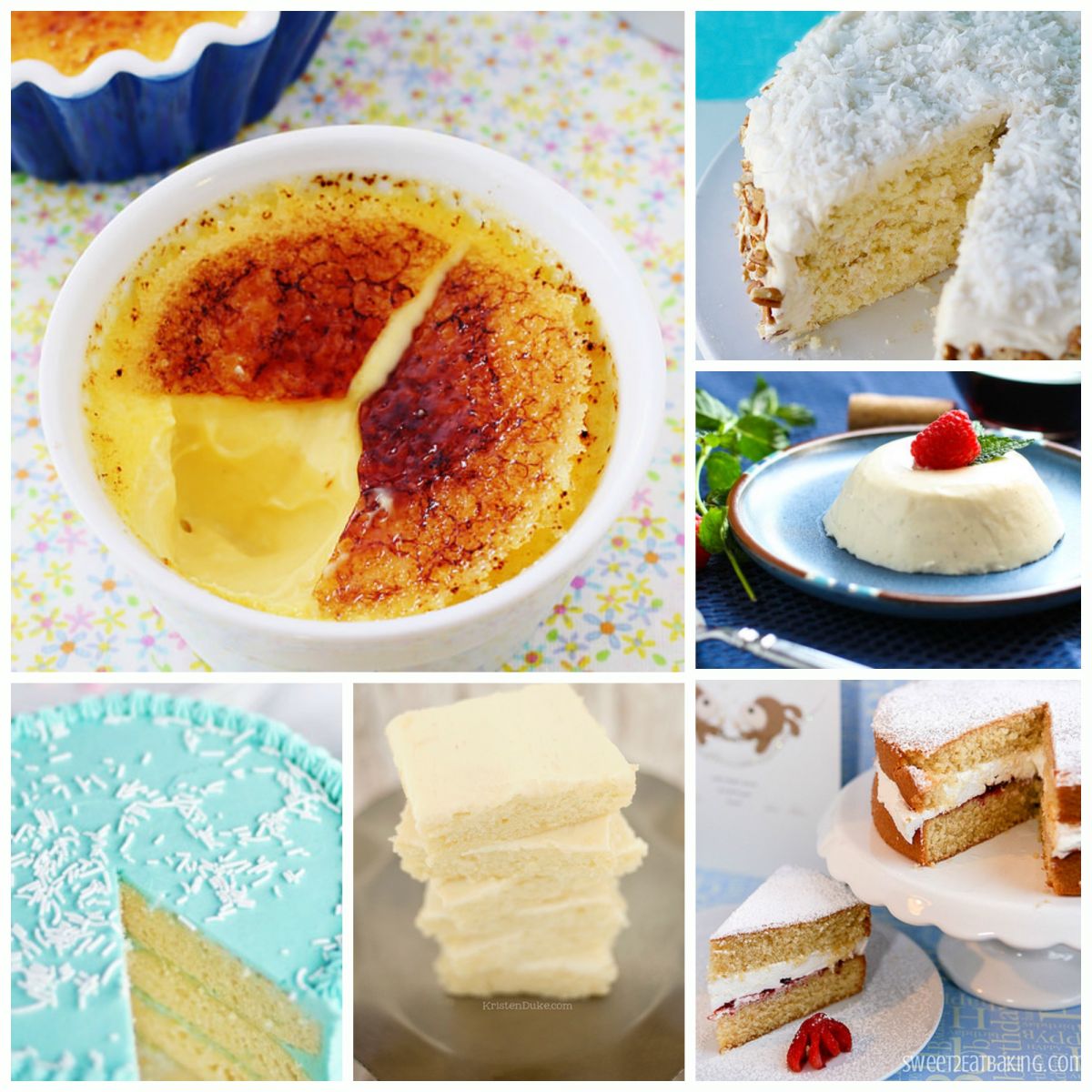 Vanilla Dessert Recipes